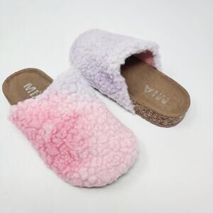 MIA Ombre Pink & Purple Slippers Size 13